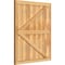 Ekena Millwork Framed Board-n-Batten Shutters w/Z-Bar, Rough Sawn Western Red Cedar, 32 1/4W x 38H, PR RBF06Z32X038RWR - alternate 2